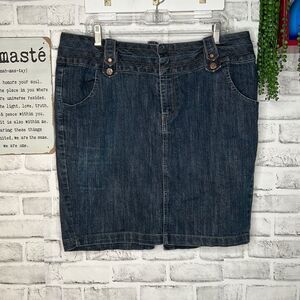 Boom Boom Jeans Sexy Jean Skirt Size 2XY2K
